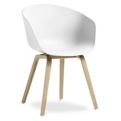 Sillón DANTE NEW (SU), metal, polipropileno blanco
