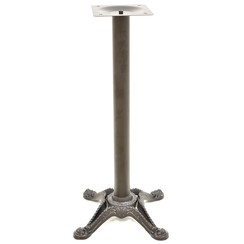 Base de mesa RÓDANO, alta, negra, base de 58 x 58 cms, altura 110 cms