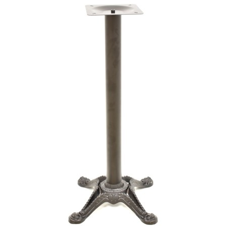 Base de mesa RÓDANO, alta, negra, base de 58 x 58 cms, altura 110 cms
