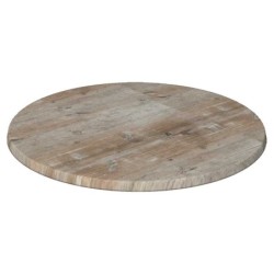 Tablero de mesa Werzalit-SM, FINDUS GRAU 296, 60 cms de diámetro*.