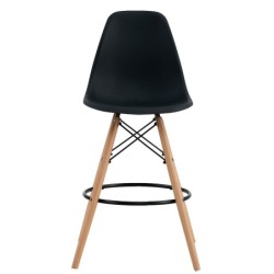 Taburete STAR (SU), madera, carcasa negra 2