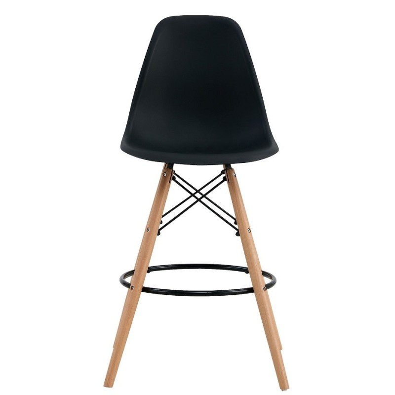 Taburete STAR (SU), madera, carcasa negra