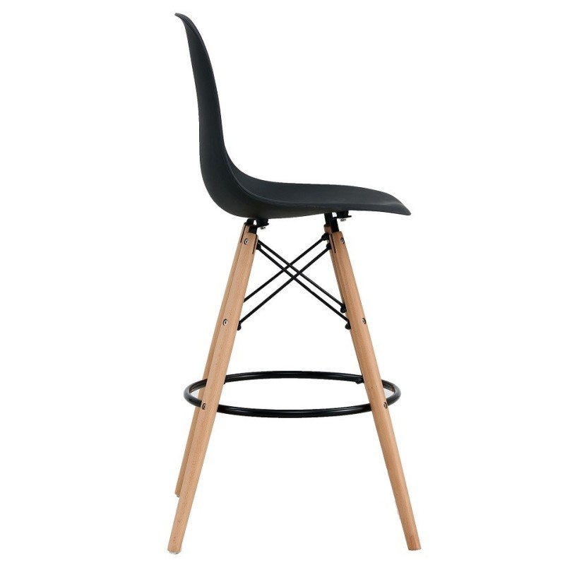 Taburete STAR (SU), madera, carcasa negra