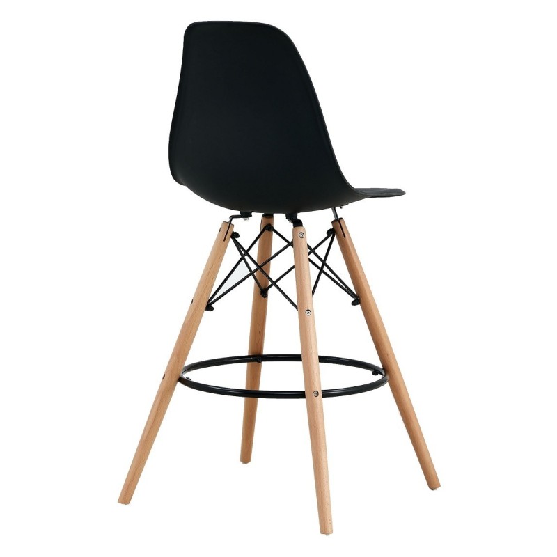 Taburete STAR (SU), madera, carcasa negra