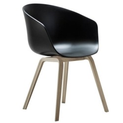 Sillón DANTE NEW (SU), metal, polipropileno negro