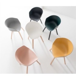 Sillón DANTE NEW (SU), metal, polipropileno negro 2