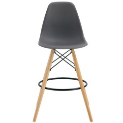 Taburete STAR (SU), madera, carcasa gris oscuro 2