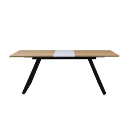 Mesa BÉRGAMO, extensible, metal, DM bilaminado,160 ~ 200x90 cms 2