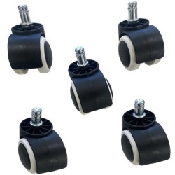 Pack de 5 Ruedas blandas BUDA, Diam.50 P.11 2