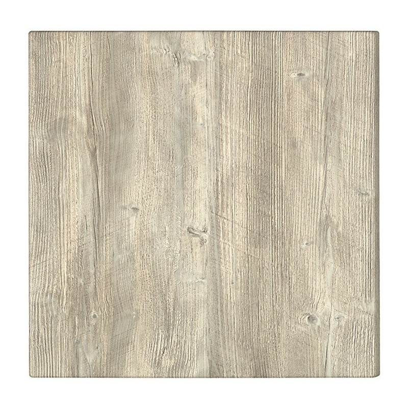 Tablero de mesa Werzalit-Sm, PONDEROSA BLANCO 178, 80 x 80 cms*