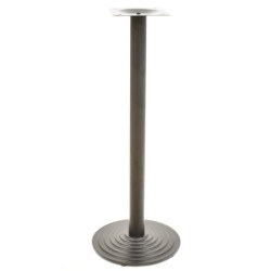 Base de mesa EBRO, alta, negra, 43 cms de diámetro, altura 110 cms