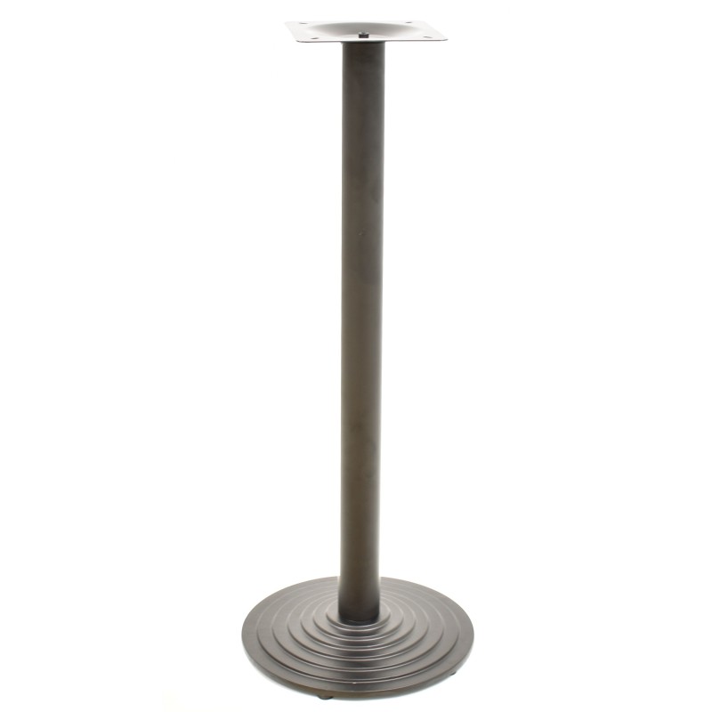 Base de mesa EBRO, alta, negra, 43 cms de diámetro, altura 110 cms