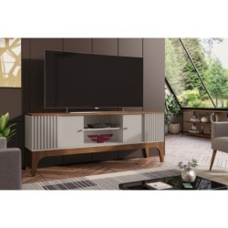 Mueble TV FLORENCIA, blanco roto y matte, 160 cms. 2