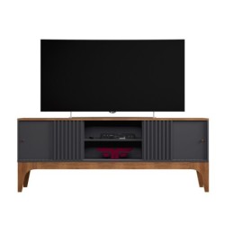 Mueble TV FLORENCIA, grafito y matte, 160 cms. 2