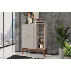 Bar buffet VENEZA, blanco roto y matte, 90 x122 cms. 2