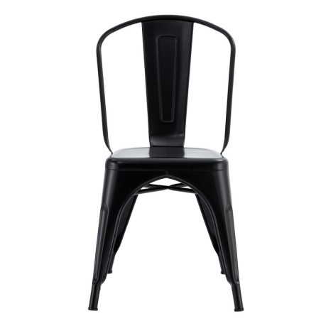 Silla TOL EK LIMITED, acero, negra