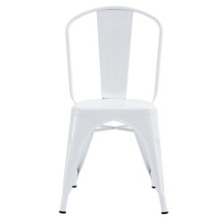 Silla TOL EK LIMITED, acero, blanca 2