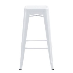 Taburete TOL EK LIMITED, acero, blanco 2
