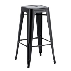 Taburete TOL EK LIMITED, acero, negro 2