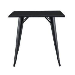Mesa TOL EK LIMITED, acero, negra, 80x80 cms 2