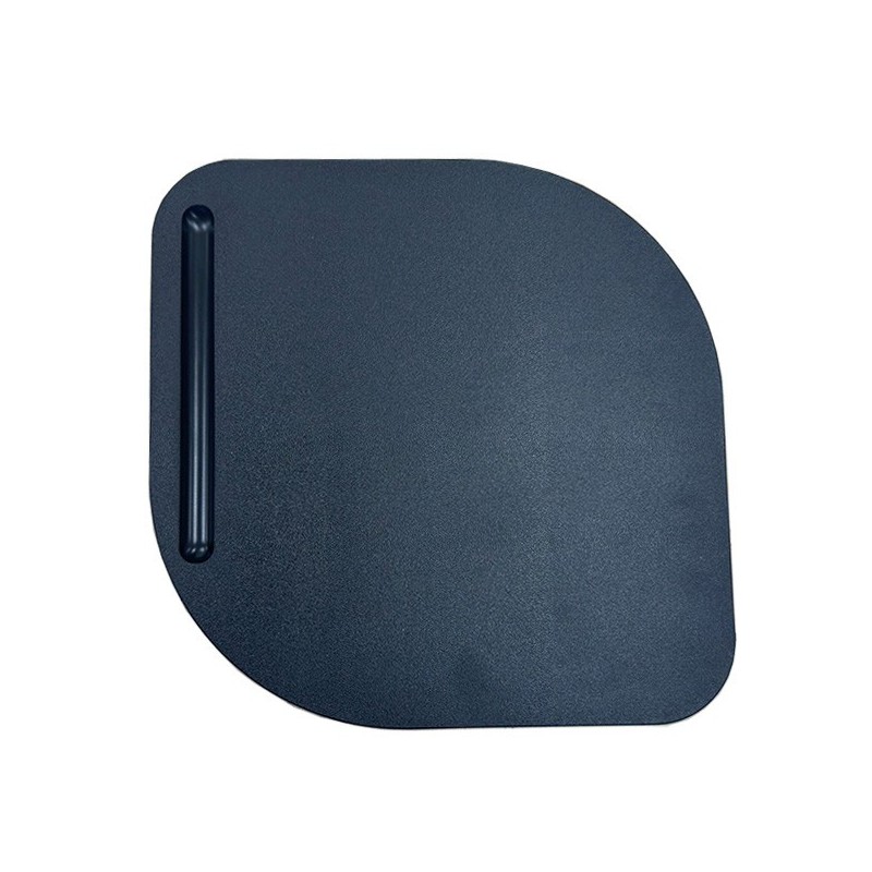 Silla NIZA con pala de escritura, asiento y respaldo plástico negro