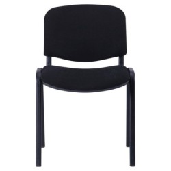 Silla NIZA NEW AM, chasis epoxi negro, tejido A1, color negro 2