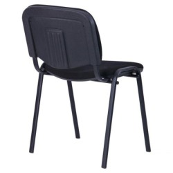 Silla NIZA NEW AM, chasis epoxi negro, tejido A20, color azul*. 2
