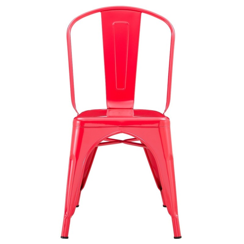 Silla TOL EK LIMITED, acero, rojo