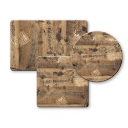 Tablero de mesa Werzalit Alemania, EX WORKS 122, 110 x 70 cms*