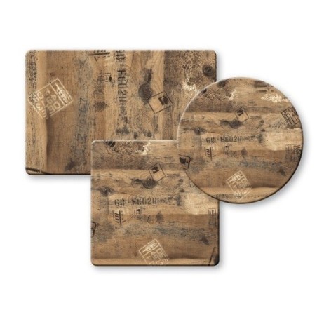 Tablero de mesa Werzalit Alemania, EX WORKS 122, 110 x 70 cms*