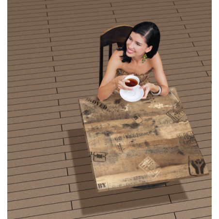 Tablero de mesa Werzalit-SM, EX WORKS 122, 80 x 80 cms*