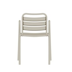 Sillón TROPICANA, apilable, polipropileno gris pálido 2