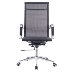 Sillón de oficina IGOR, alto, gas, basculante profundo, malla negra 2