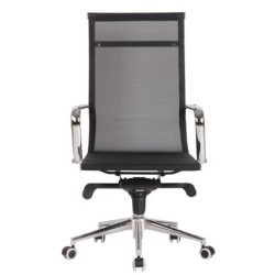 Sillón de oficina ZURICH, alto, malla negra 2
