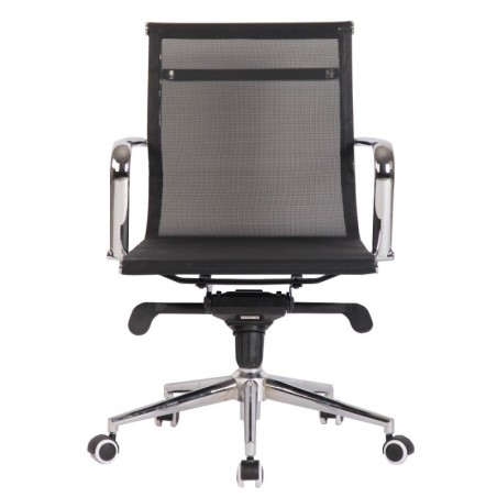 Sillón de oficina ZURICH, giratorio, malla negra