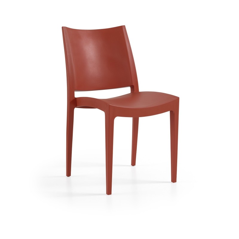 Silla BEYBE, apilable,  polipropileno blanco*