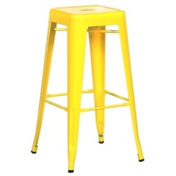 Taburete TOL EK LIMITED, acero, amarillo