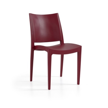 Silla BEYBE, apilable,  polipropileno blanco*