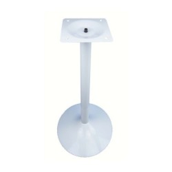 Mesa alta CRISS, base de 110 cms y tapa de 60x60 cms. Colores a elegir.