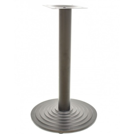 Mesa EBRO, negra, base de 72 cms y tapa de 70x70 cms. Color a elegir.