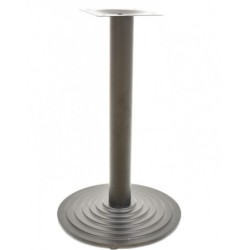 Mesa EBRO, negra, base de 72 cms y tapa de 80x80 cms. Color a elegir.