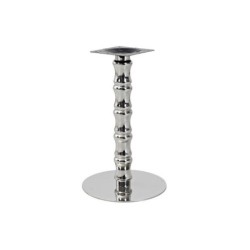 Mesa KARNAK, acero inox., tapa de 70 cms. Color a elegir.