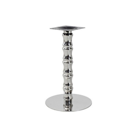 Mesa KARNAK, acero inox., tapa de 60x60 cms. Color a elegir.