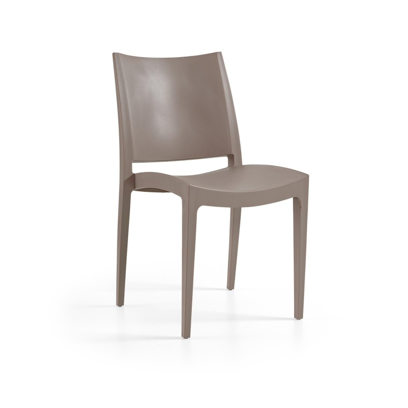 Silla BEYBE, apilable,  polipropileno blanco*