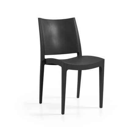 Silla BEYBE, apilable,  polipropileno blanco*