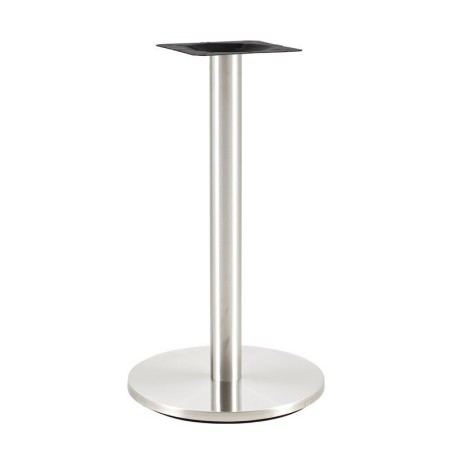 Mesa BENAGIL, acero inoxidable, base de 72 cms y tapa 70 cms. Color a elegir.