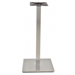 Mesa IPANEMA, alta, acero inoxidable, base de 110 cms y tapa 60 cms. Color a elegir.