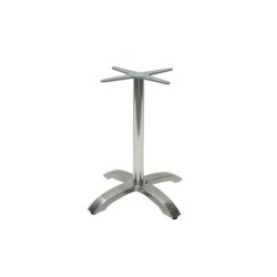 Mesa MILAN, aluminio, 4 radios, base de 72 cms y tapa 70 cms. Color a elegir.