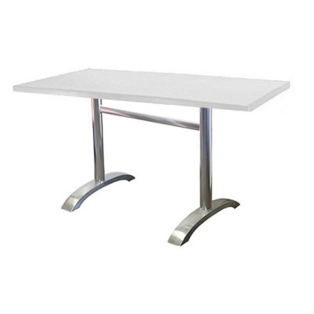 Mesa MILAN, aluminio, tapa 120 x 80 cms. Color a elegir.