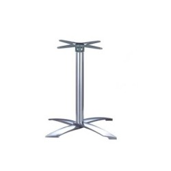 Mesa GATHER, aluminio, abatible, base de 73 cms y tapa 70x70 cms. Color a elegir.